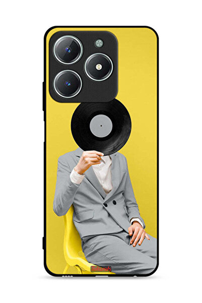 Tolwak غطاء حماية Realme C61 4G برسومات تجريدية لفن الدي جي