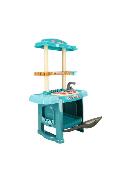 rexa Kitchen for kids with lights blue
