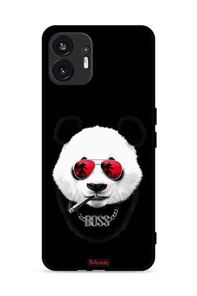 Tolwak غطاء حماية لهاتف Nothing Phone (2) 5G بتصميم Boss Panda