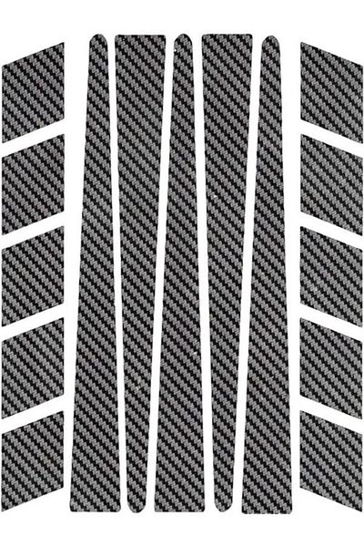 Mu Art Ahşap Strip Shaped Real Carbon Fiber Textured Sticker