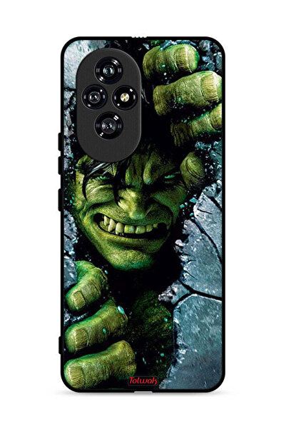 Tolwak غطاء حماية لهاتف Honor 200 5G بتصميم هالك المذهل