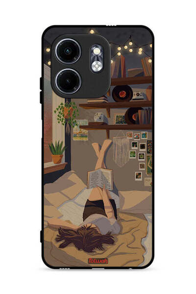 Tolwak غطاء حماية لهاتف Infinix Hot 50i 4G برسومات فنية