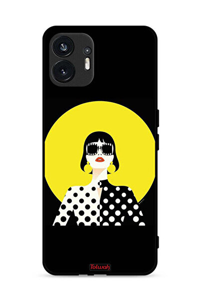 Tolwak Nothing Phone (2) 5G Protective Case Cover Stylish Girl Art