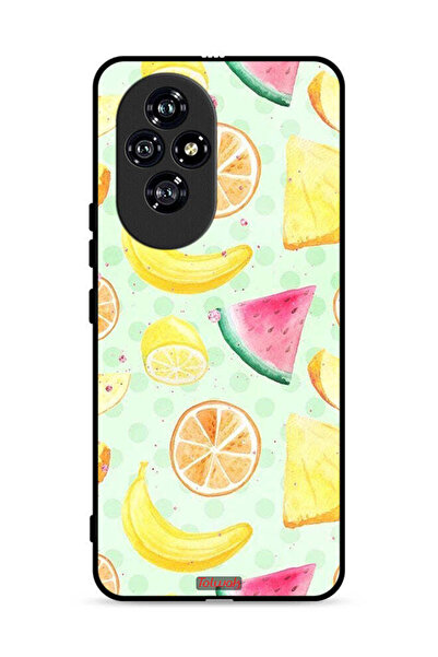 Tolwak غطاء حماية لهاتف Honor 200 5G برسومات فواكه وألوان مائية