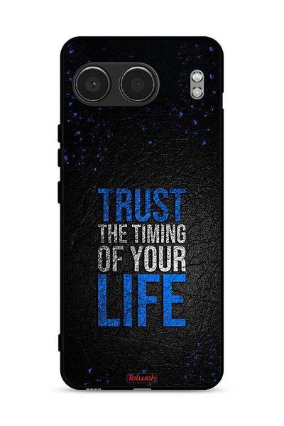 Tolwak OnePlus Nord 4 5G Protective Case Cover Trust The Timing Of Your Life