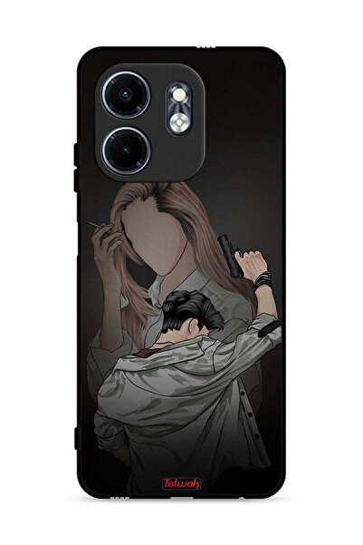 Tolwak غطاء حماية لهاتف إنفينيكس سمارت 9 4G بتصميم عصابة زوجين