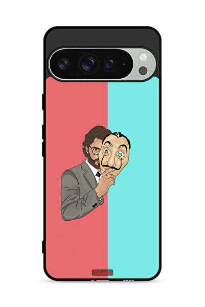 Tolwak غطاء حماية لجهاز Google Pixel 9 Pro من تصميم البروفيسور آرت