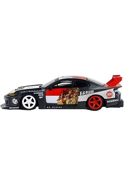 mini gt سيارة نيسان سيلفيا S15 Lb Super Silhouette 1:64 مصنوعة من الداي كاست - يمين