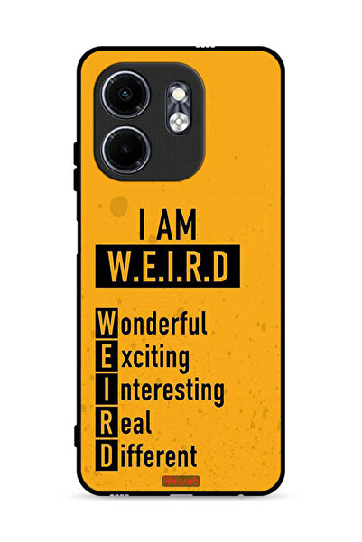 Tolwak غطاء حماية لهاتف Infinix Hot 50i 4G مطبوع عليه عبارة "أنا غريب"