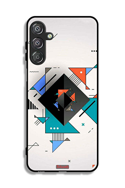 Tolwak غطاء حماية لهاتف سامسونج جالاكسي M16 5G بأشكال مربعة ومثلثة ونمط تجريدي