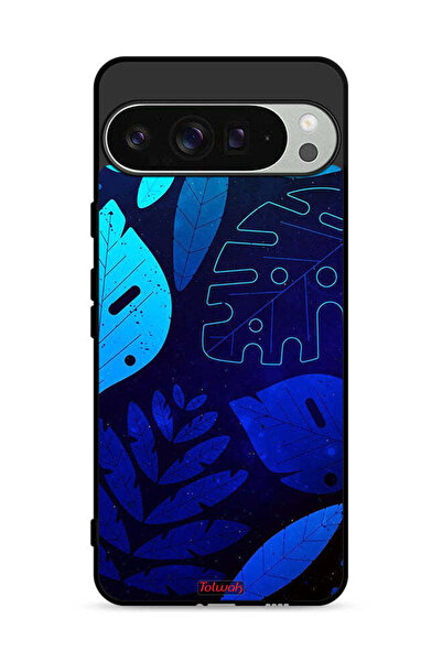 Tolwak غطاء حماية لهاتف Google Pixel 9 Pro بنقشة أوراق الشجر