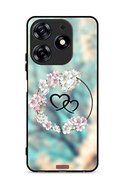 Tolwak غطاء حماية لهاتف تكنو سبارك 10 برو 4G برسومات قلوب ورسومات دائرية