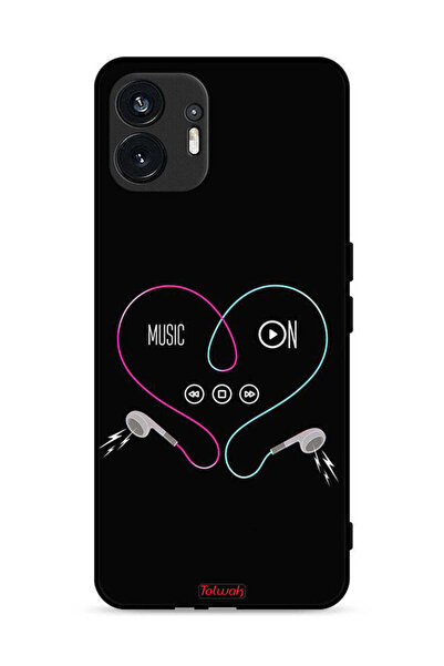 Tolwak Nothing Phone (2) 5G Protective Case Cover Music On