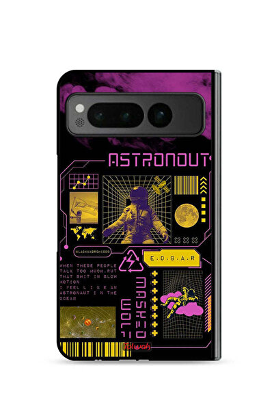 Tolwak غطاء حماية لجهاز جوجل بيكسل فولد 5G، ملصق رائد فضاء