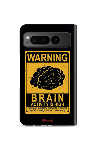 Tolwak غطاء حماية لهاتف Google Pixel Fold 5G يحذر من ارتفاع نشاط الدماغ