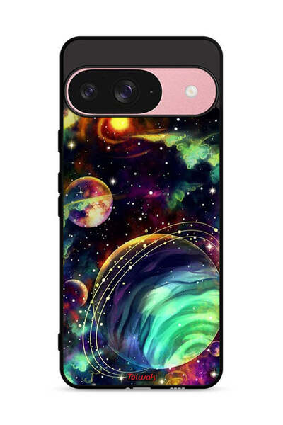 Tolwak غطاء حماية لجهاز Google Pixel 9 بتصميم الكواكب