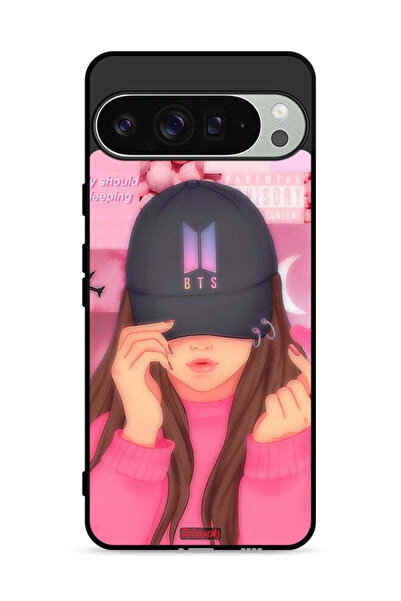 Tolwak غطاء حماية لهاتف Google Pixel 9 Pro XL بتصميم فتاة صغيرة