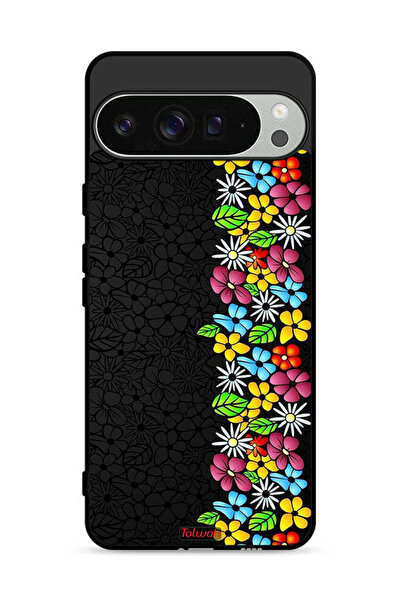 Tolwak غطاء حماية لجهاز Google Pixel 9 Pro XL بتصميم زهور