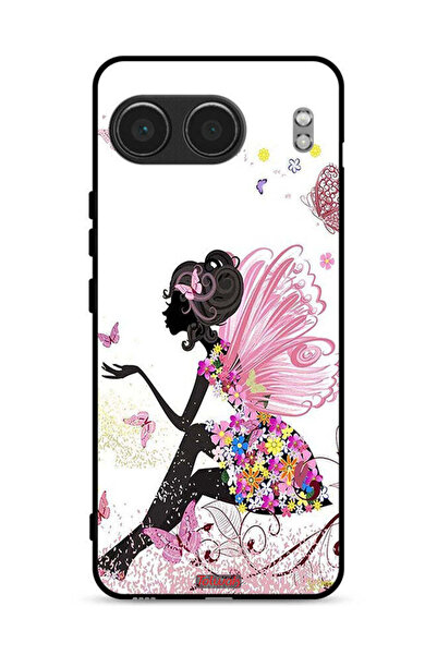 Tolwak غطاء حماية لهاتف OnePlus Nord 4 5G بتصميم فتاة الفراشة