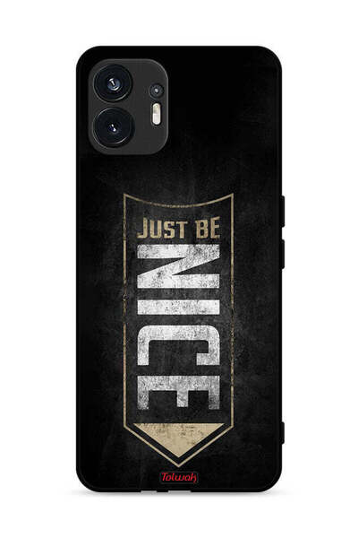 Tolwak Nothing Phone (2) 5G Protective Case Cover Just Be Nice