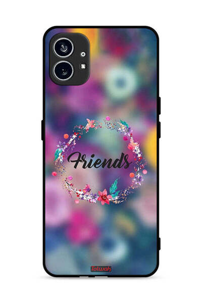 Tolwak غطاء حماية لهاتف Nothing Phone (1) 5G بتصميم خاتم أصدقاء الزهور