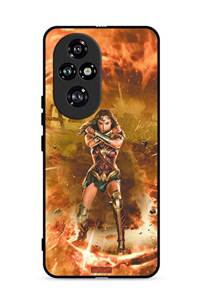 Tolwak غطاء حماية لهاتف Honor 200 Pro 5G بتصميم Wonder Women