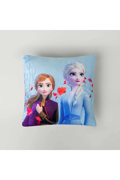 Taç Pernă de 40x40 cm cu licență Disney Frozen Autumn Two Faces
