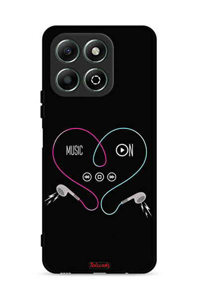 Tolwak غطاء حماية لهاتف Honor X6b 4G مع موسيقى