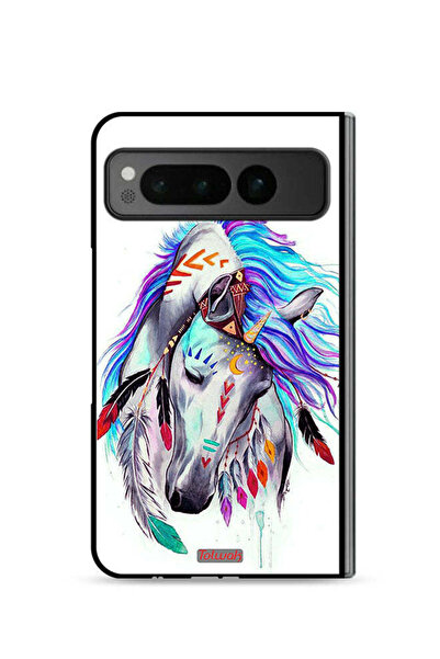 Tolwak غطاء حماية لهاتف جوجل بيكسل فولد 5G - حصان