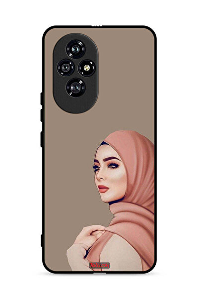 Tolwak غطاء حماية لهاتف Honor 200 5G بطبعة فتاة محجبة جميلة