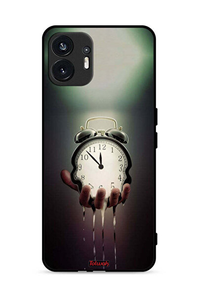 Tolwak Nothing Phone (2) 5G Protective Case Cover Clock