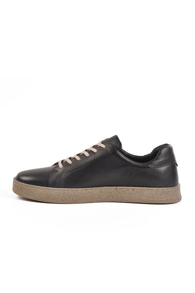 AYAKMOD Black Genuine Leather Men's Casual Shoes C2023 m