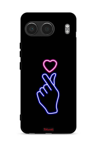 Tolwak غطاء حماية لهاتف OnePlus Nord 4 5G برسومات قلب سناب