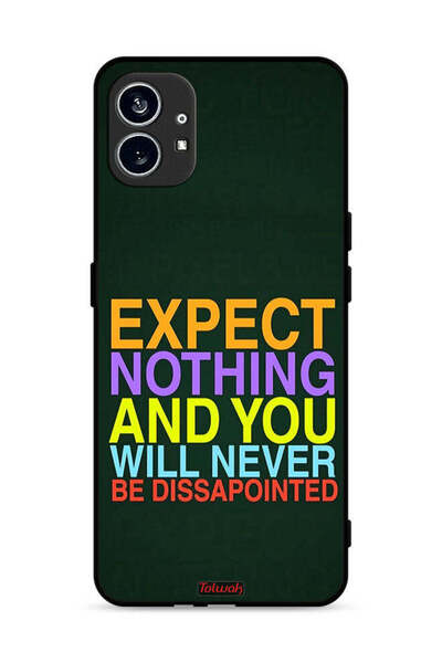 Tolwak غطاء حماية لهاتف Nothing Phone (1) 5G لا تتوقع أي شيء ولن تشعر بخيبة ا...