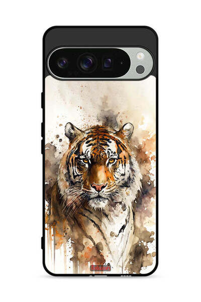 Tolwak غطاء حماية لجهاز Google Pixel 9 Pro بتصميم فن تجريدي من جلد الفهد