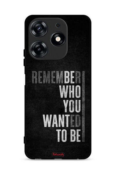 Tolwak غطاء حماية لهاتف Tecno Spark 10 Pro 4G تذكر من أردت أن تكون