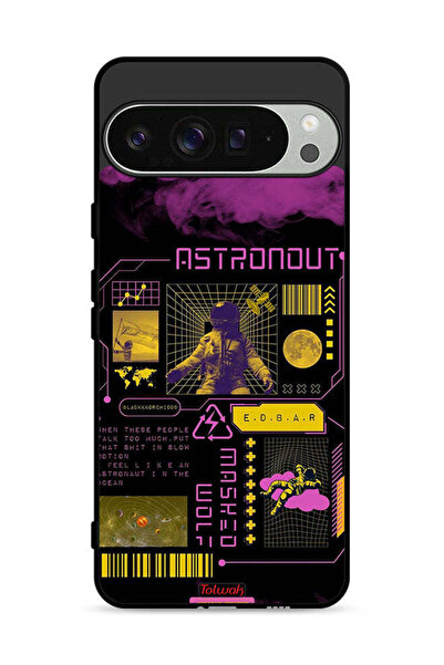 Tolwak غطاء حماية لجهاز Google Pixel 9 Pro XL، ملصق رائد فضاء