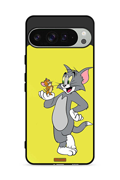 Tolwak غطاء حماية لجهاز جوجل بيكسل 9 برو XL بتصميم توم وجيري