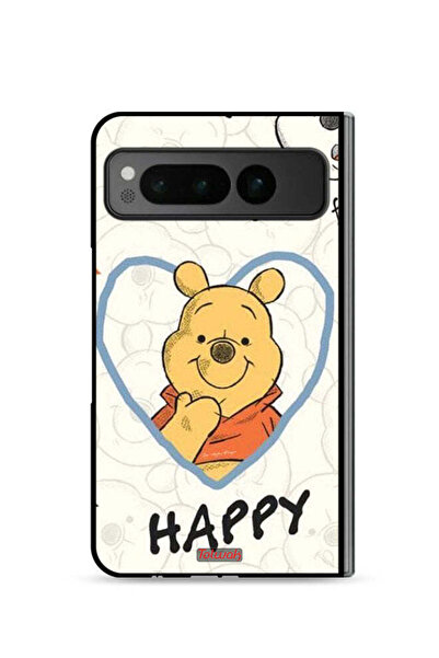 Tolwak غطاء حماية لجهاز جوجل بيكسل فولد 5G بتصميم الدب باباي