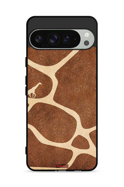 Tolwak غطاء حماية لجهاز Google Pixel 9 Pro على شكل جلد الزرافة