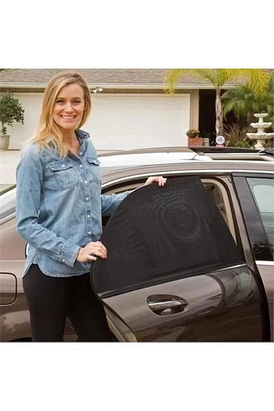 Mu Art Ahşap Auto Sunshade Curtain Car Side Window Curtain Anti Sun Fly Screen for Interior Car Sunshade Rear