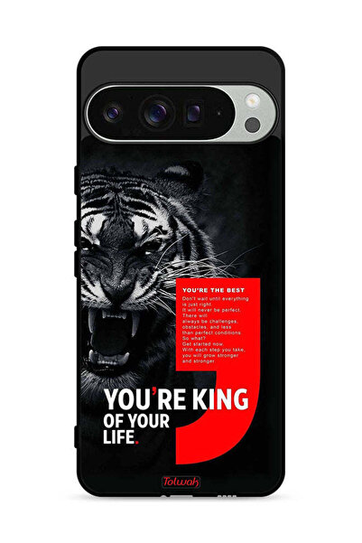 Tolwak غطاء حماية لجهاز Google Pixel 9 Pro أنت ملك حياتك