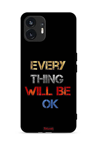Tolwak غطاء حماية لهاتف Nothing Phone (2) 5G كل شيء سيكون على ما يرام