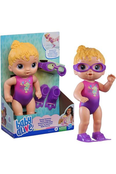 Hasbro Baby Alive Sunny Swimmer Doll 10 inches