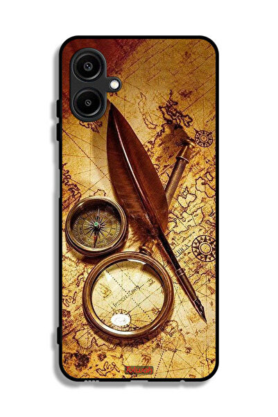 Tolwak غطاء حماية لهاتف سامسونج جالاكسي A06 4G بتصميم بوصلة عتيقة