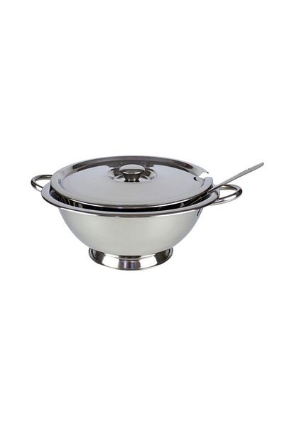 gogiva Stainless steel soup ladle with lid