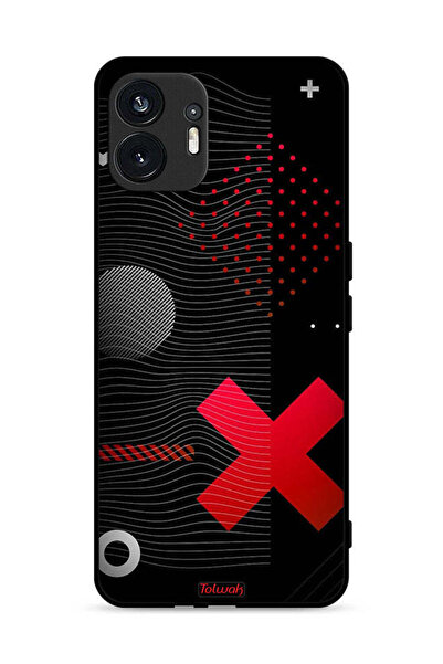 Tolwak Nothing Phone (2) 5G Protective Case Cover Cross Sign