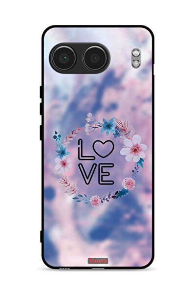 Tolwak غطاء حماية لهاتف OnePlus Nord 4 5G برسومات زهور الحب وخاتم فني