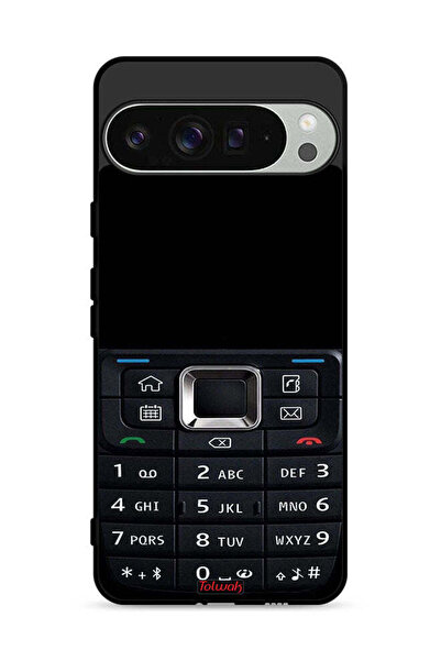 Tolwak غطاء حماية لهاتف Google Pixel 9 Pro XL بنمط هاتف قديم