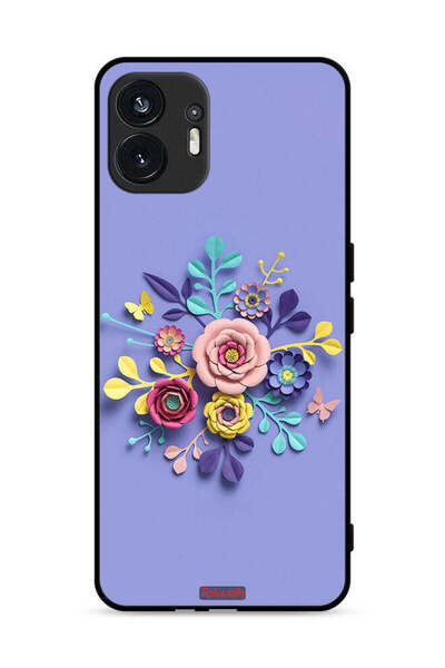 Tolwak غطاء حماية لهاتف Nothing Phone (2) 5G بفن الزهور